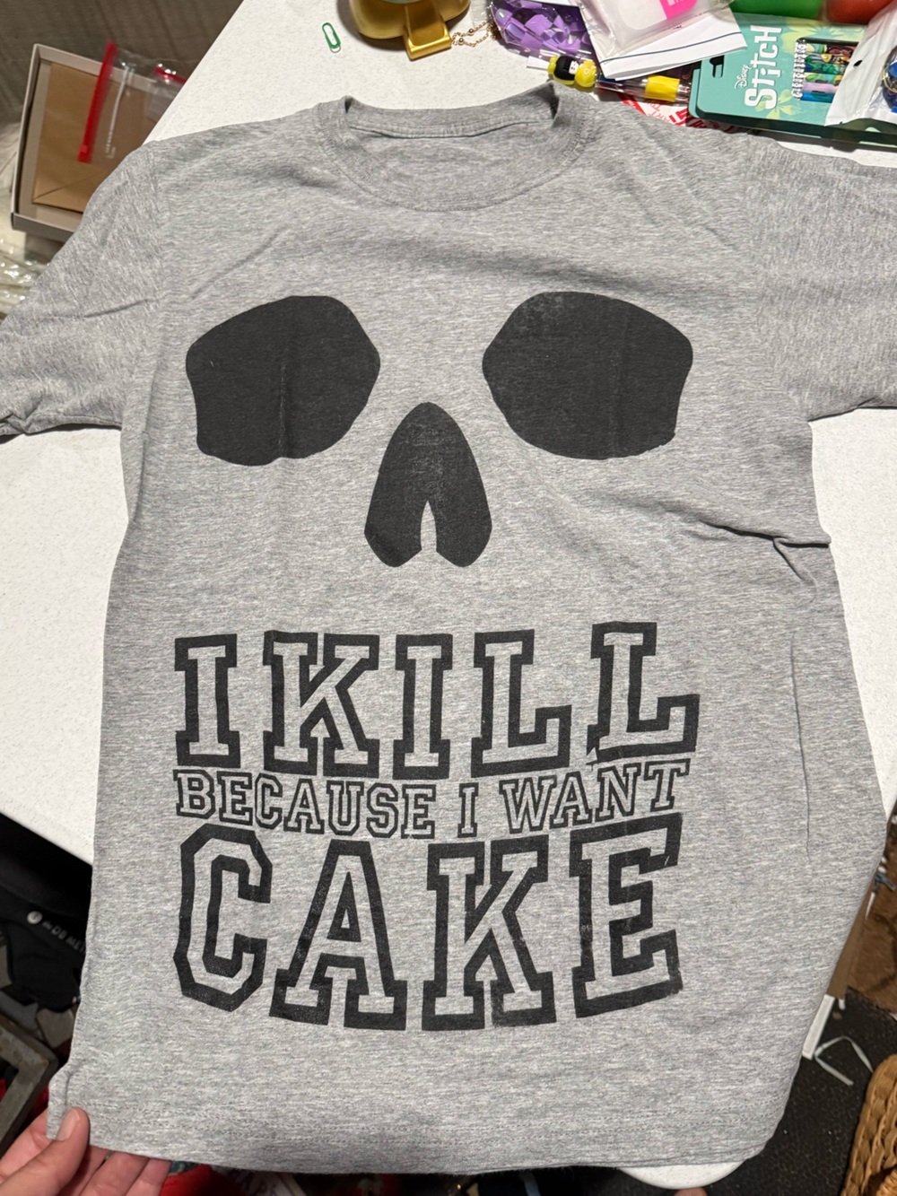 Flag nor Fail NWOT S KILL CAKE TEE GREY